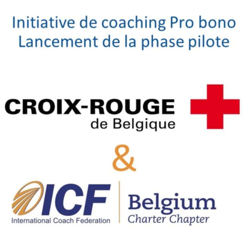 ICF Belgium et la Croix-Rouge de Belgique lancent un projet pilote de coaching pro bono