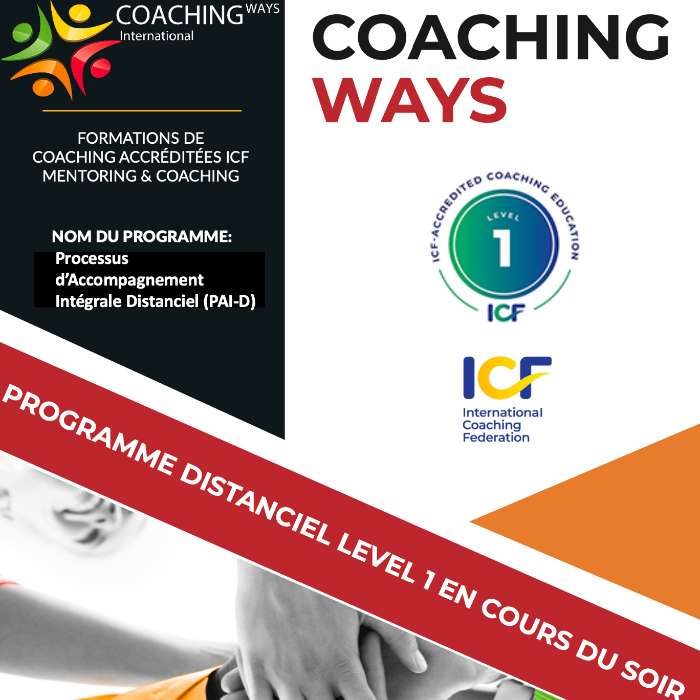 COACHING WAYS - FORMATIONS DISTANCIEL (Cours du soir) LEVEL 1 ICF